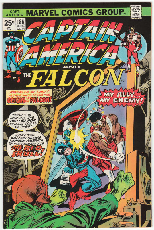 Captain America #186 front cover