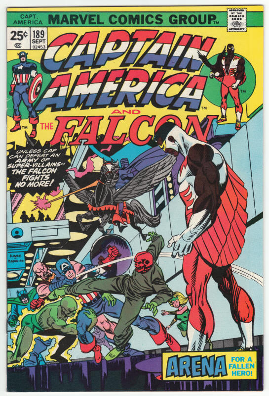 Captain America #189 front cover