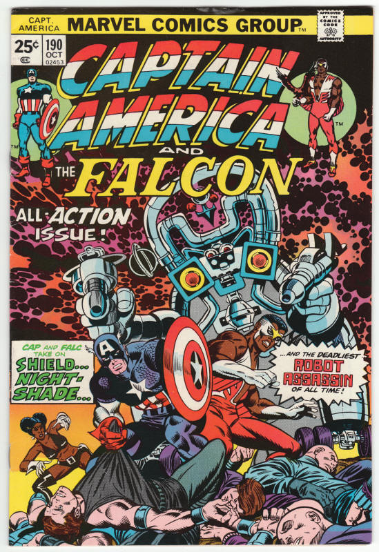 Captain America #190 front cover