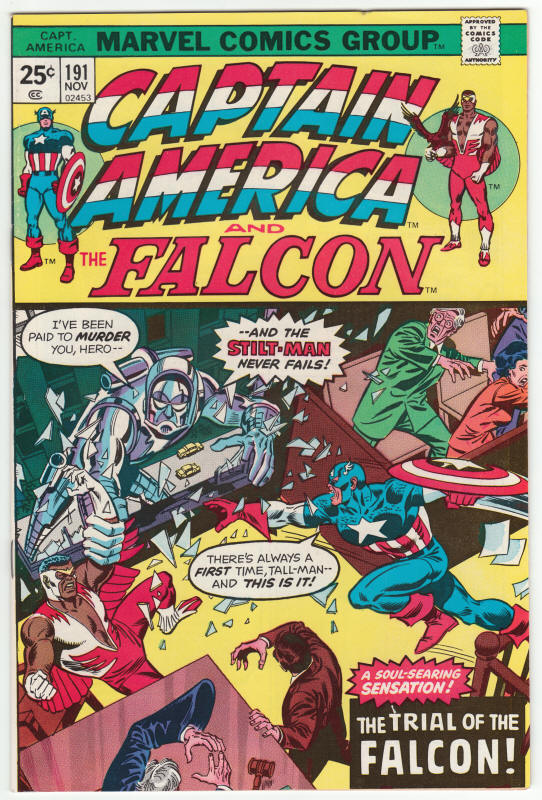 Captain America #191 front cover