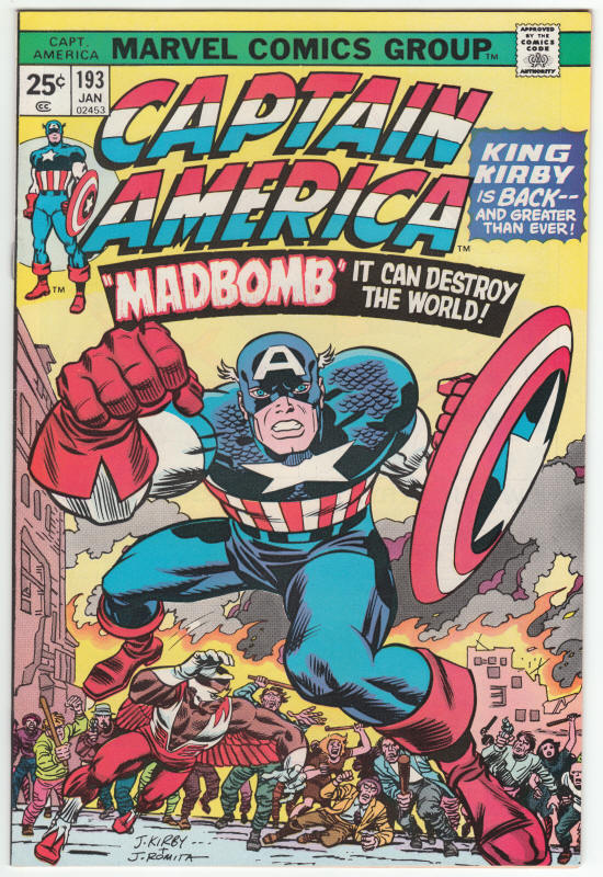 Captain America 193 F/VF front cover