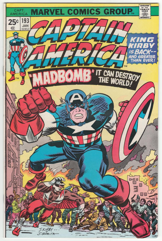 Captain America 193 front cover