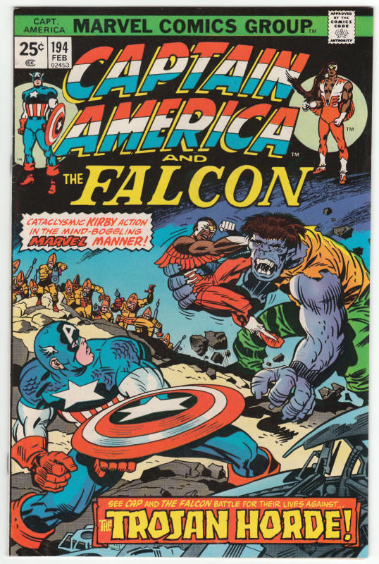 Captain America 194 VF- front cover