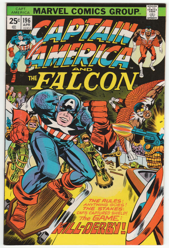 Captain America 196 F/VF front cover