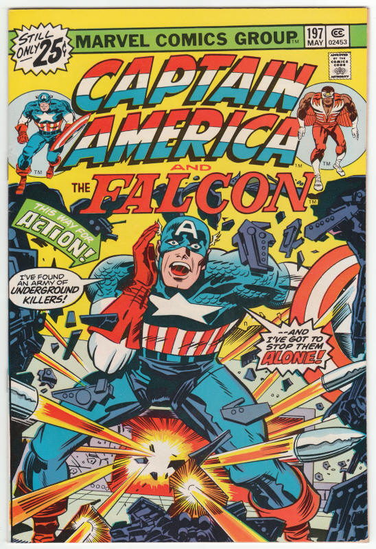 Captain America #197 front cover