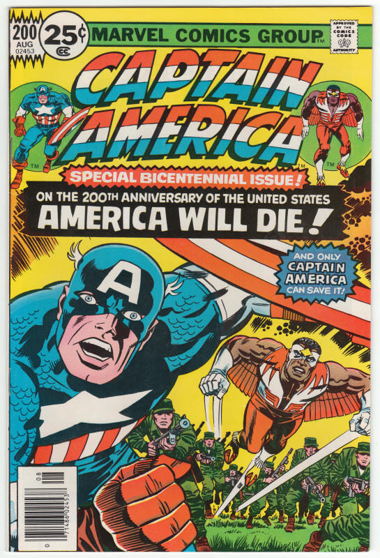 Captain America #200 front cover
