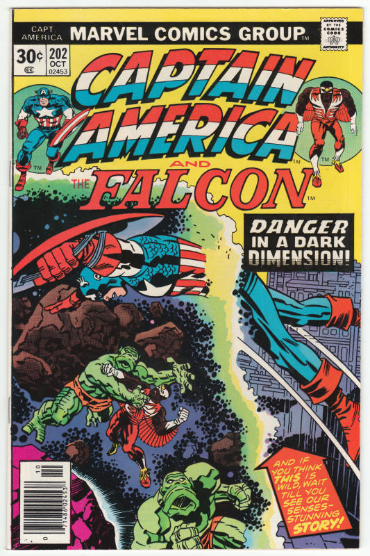 Captain America #202 front cover