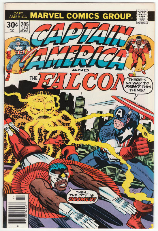 Captain America #205 front cover
