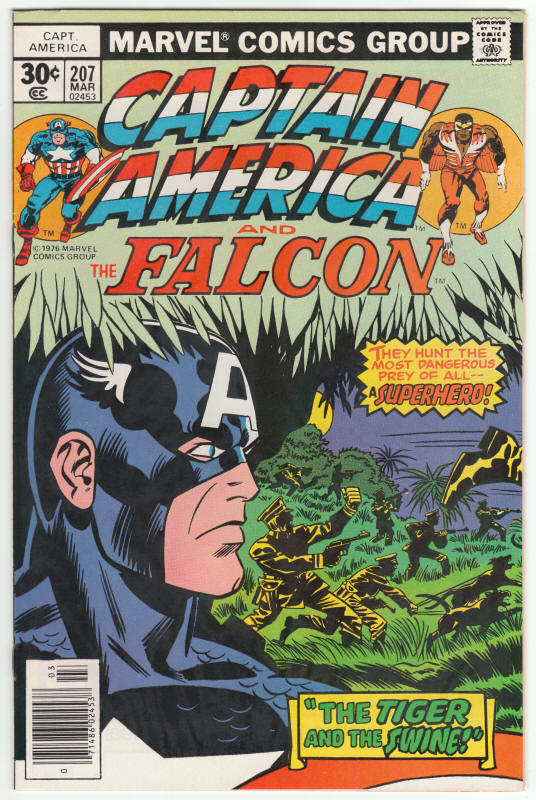 Captain America #207 front cover