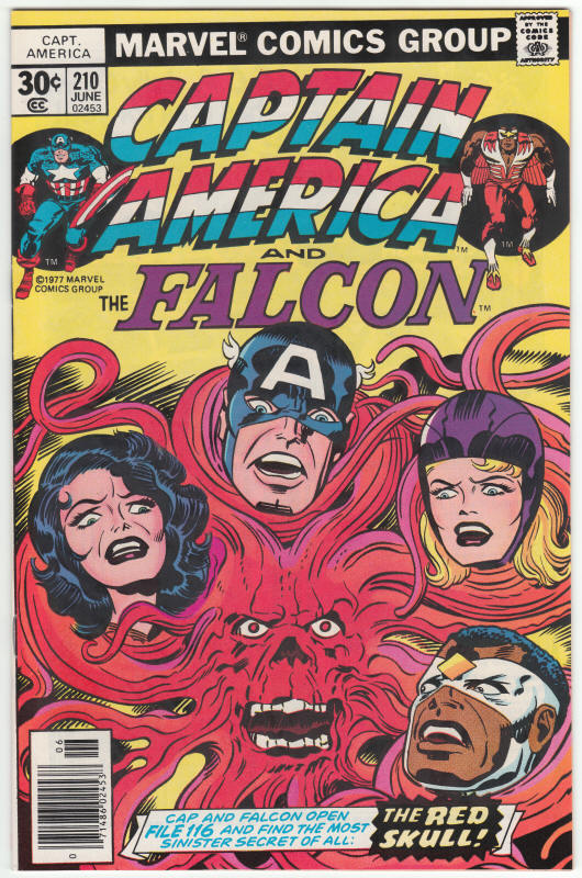 Captain America #210 front cover