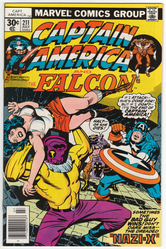 Captain America #211 front cover