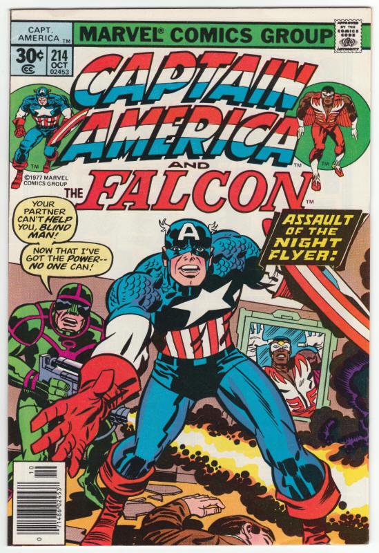 Captain America #214 front cover