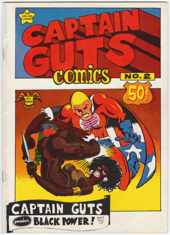 Captain Guts Comics #2 front cover