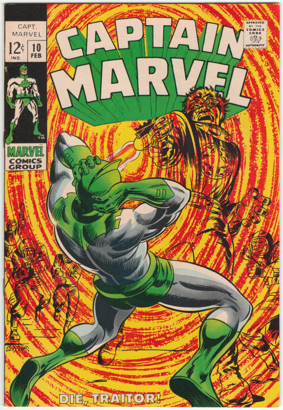 Captain Marvel #10 front cover