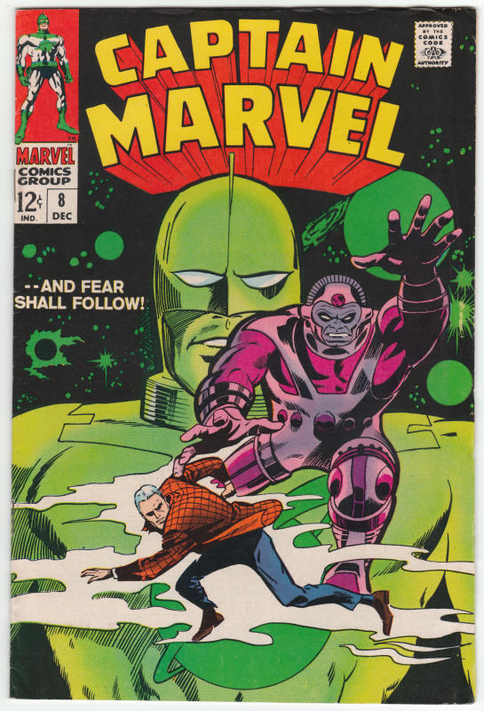 Captain Marvel #8 front cover