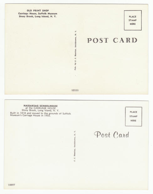 Suffolk Museum New York Post Cards