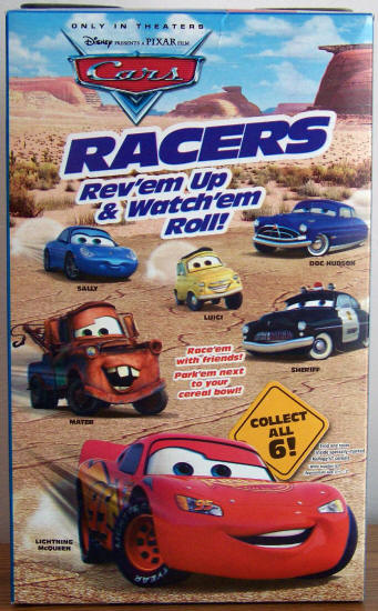 Rice Krispies Box Back Panel Cars Cereal Premiums