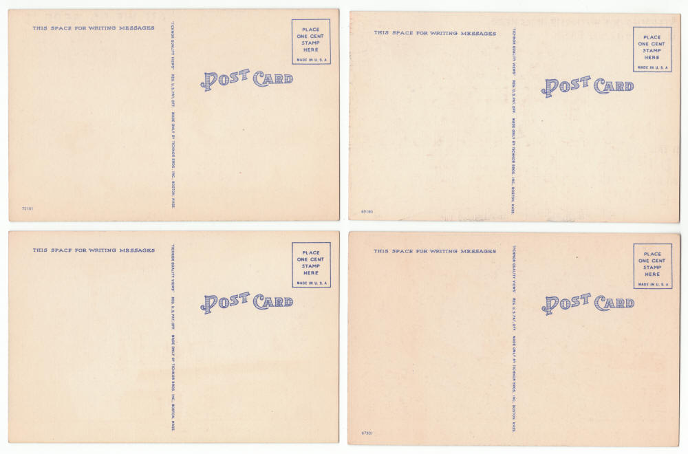 1940s Walt Munson Cartoon Post Cards