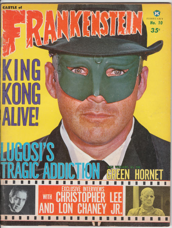 Castle Of Frankenstein 10 front cover