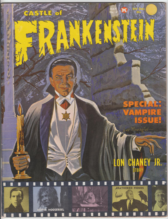 Castle Of Frankenstein 4 front cover