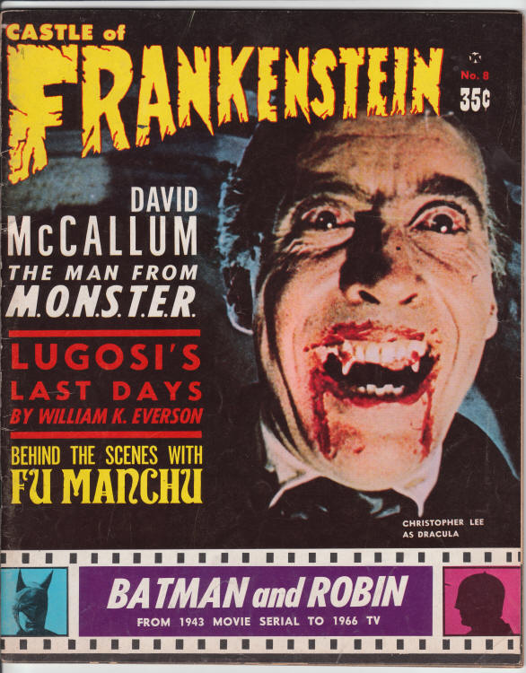 Castle Of Frankenstein #8 front cover