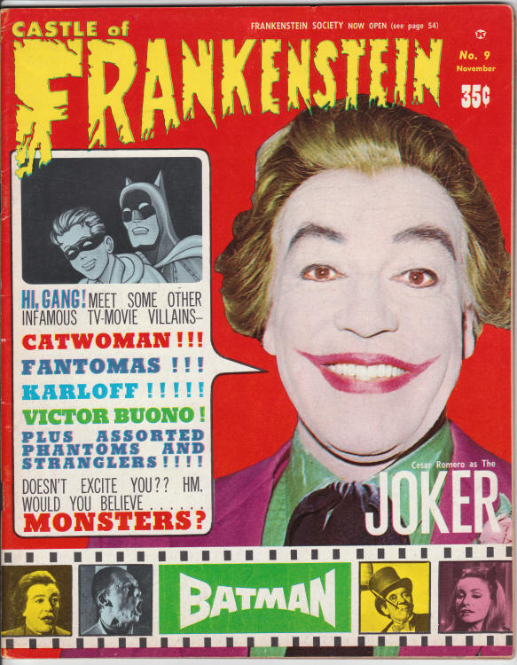 Castle Of Frankenstein 9 front cover