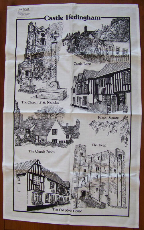 Castle Hedingham Tea Towel