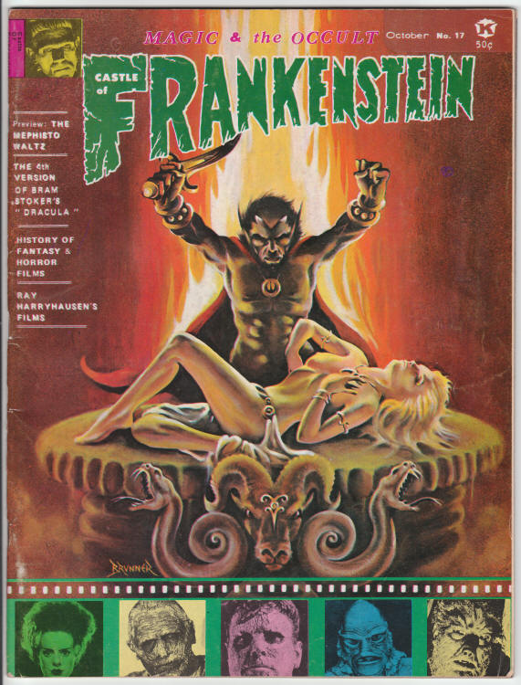 Castle Of Frankenstein #17 front cover