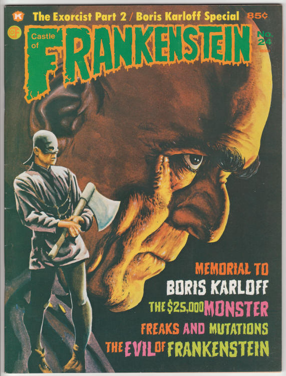 Castle Of Frankenstein #24 VF front cover