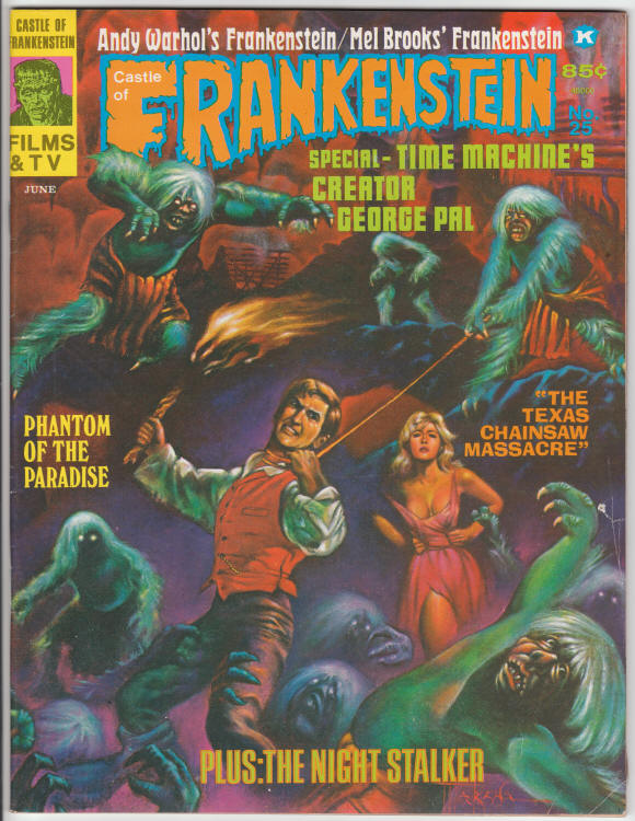 Castle Of Frankenstein #25 front cover