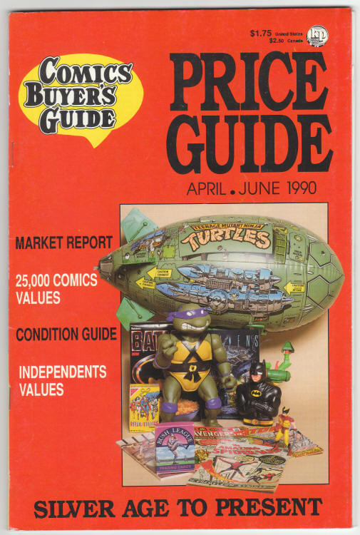 CBG Price Guide April 1990 front cover