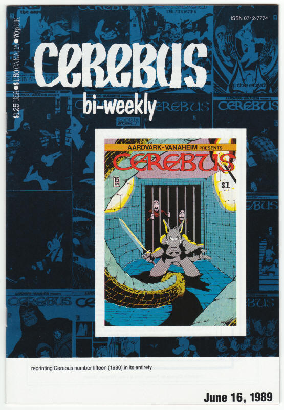 Cerebus Bi-Weekly #15 front cover