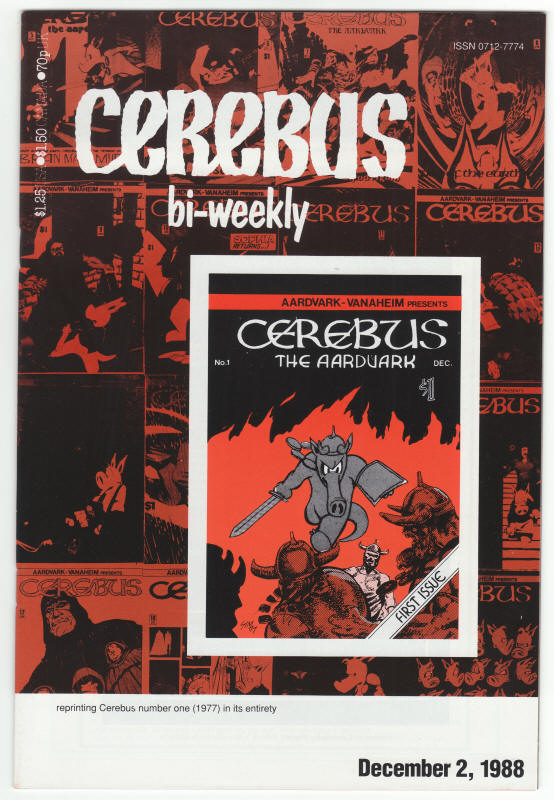 Cerebus Bi-Weekly #1 front cover