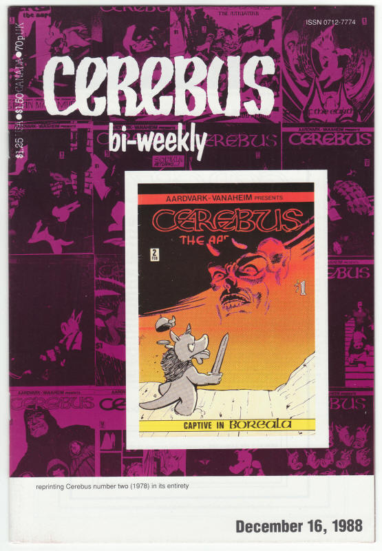 Cerebus Bi-Weekly #2 front cover