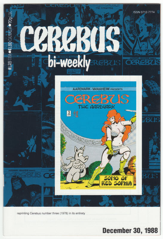 Cerebus Bi-Weekly #3 front cover