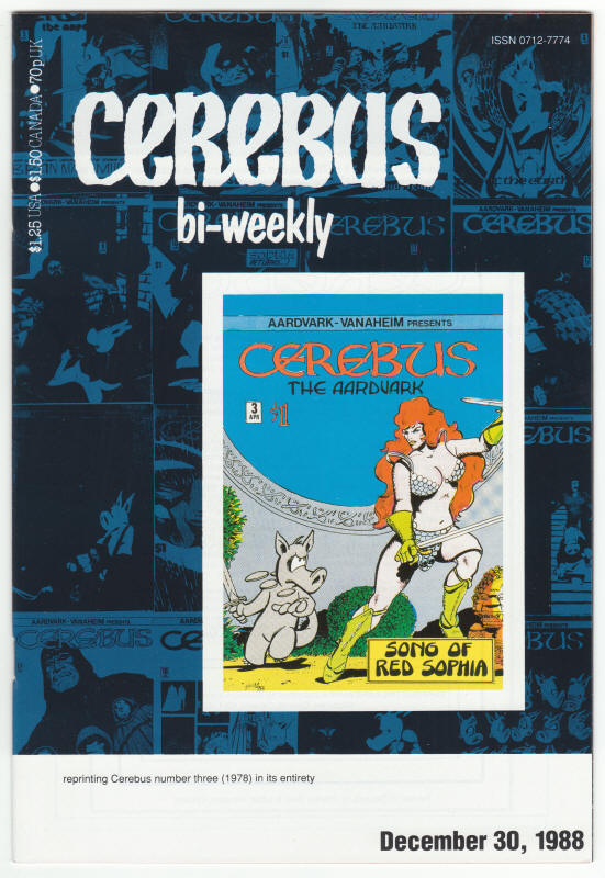 Cerebus Bi-Weekly #3 front cover