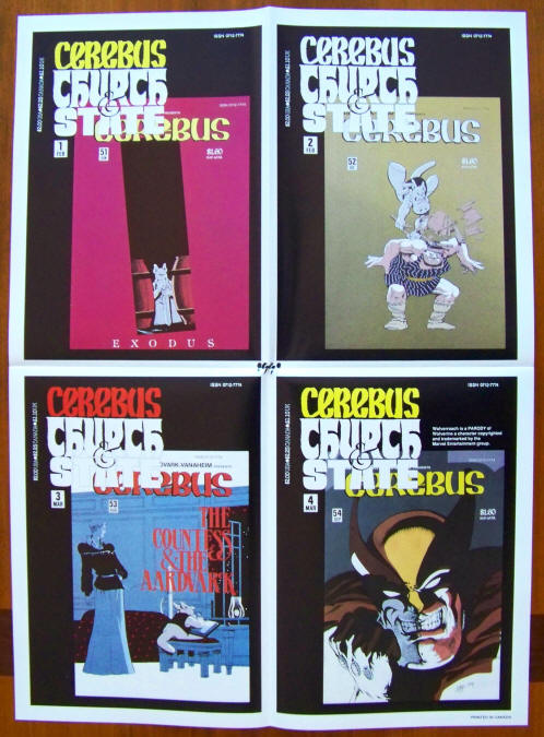Cerebus Church and State Dave Sim Promo Poster