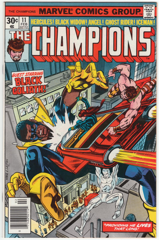 The Champions #11 front cover