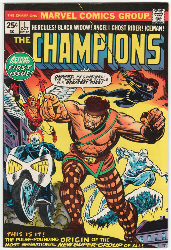 The Champions #1 front cover