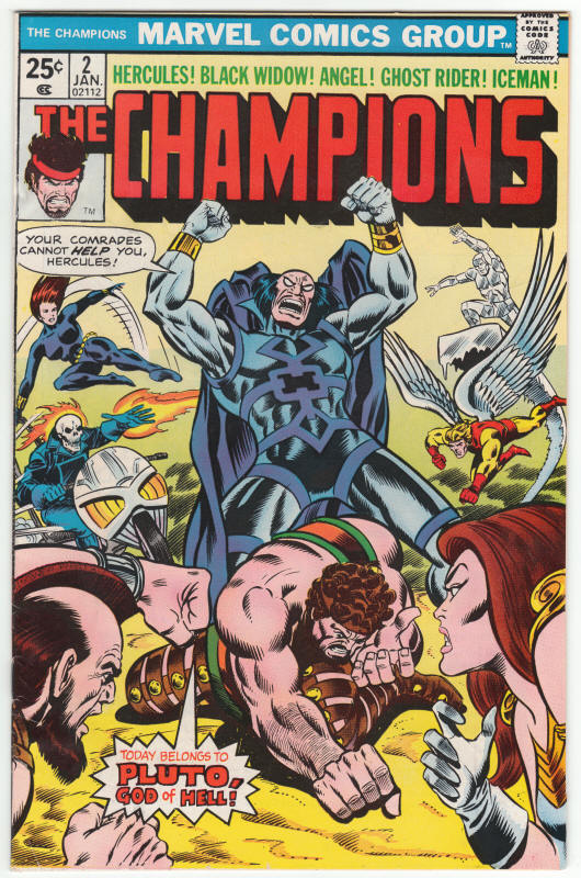 The Champions #2 front cover