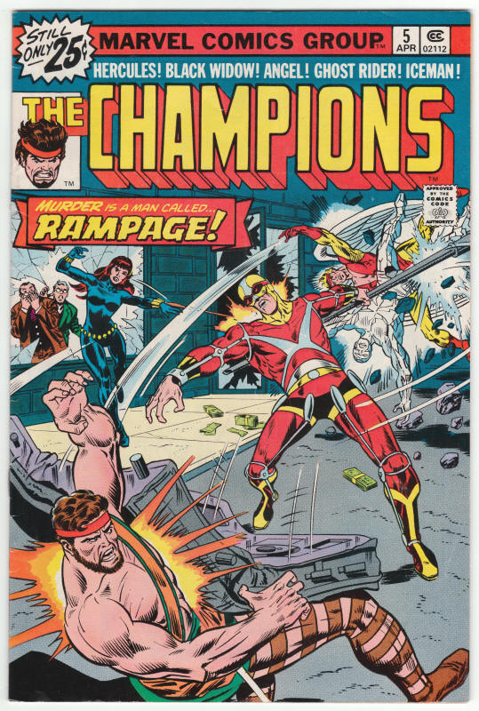The Champions #5 front cover
