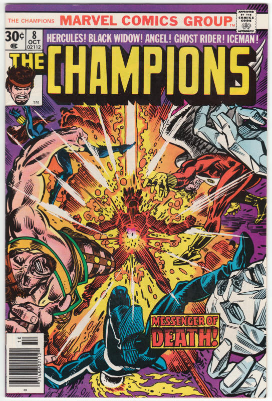 The Champions #8 VFNM- front cover