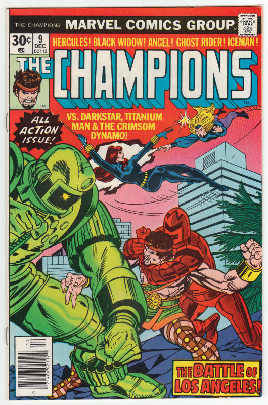 The Champions #9 front cover