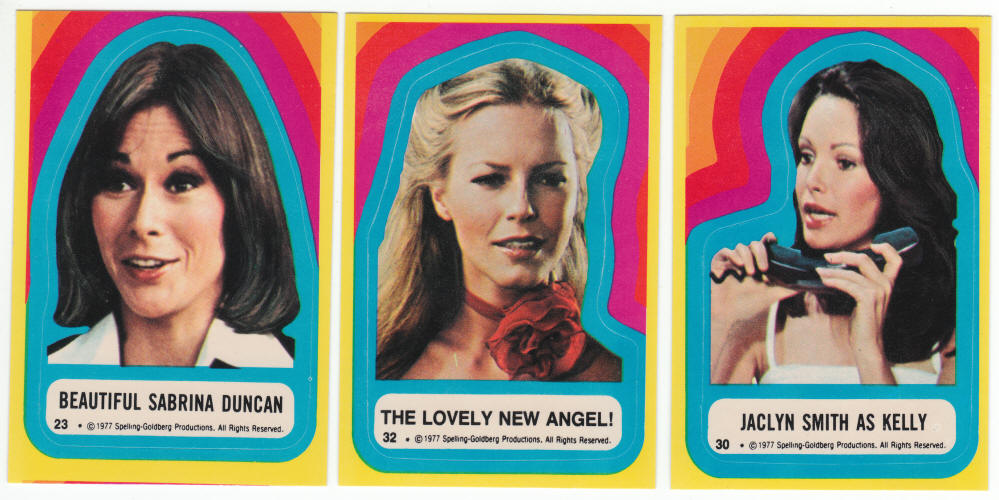 1977 Topps Charlies Angels 3rd Series Stickers