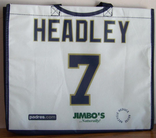 San Diego Padres Chase Headley Cooler Bag