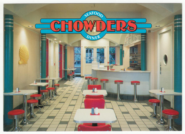 Chowders Seafood Diner Post Card