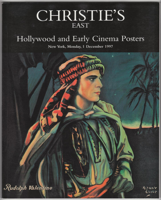 Christies Hollywood Early Cinema Posters Auction Catalog 1997 front cover