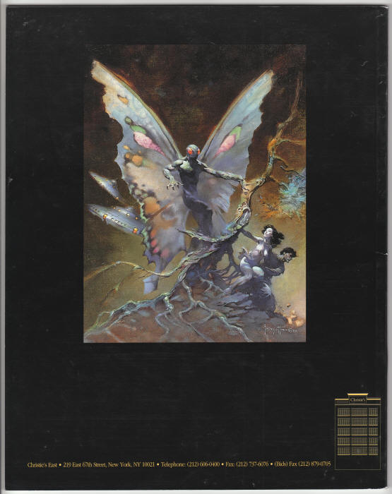 Christies East Comic Collectibles Auction Catalog 1993 back cover