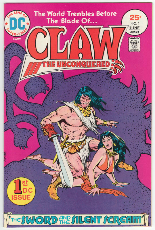 Claw The Unconquered #1 front cover