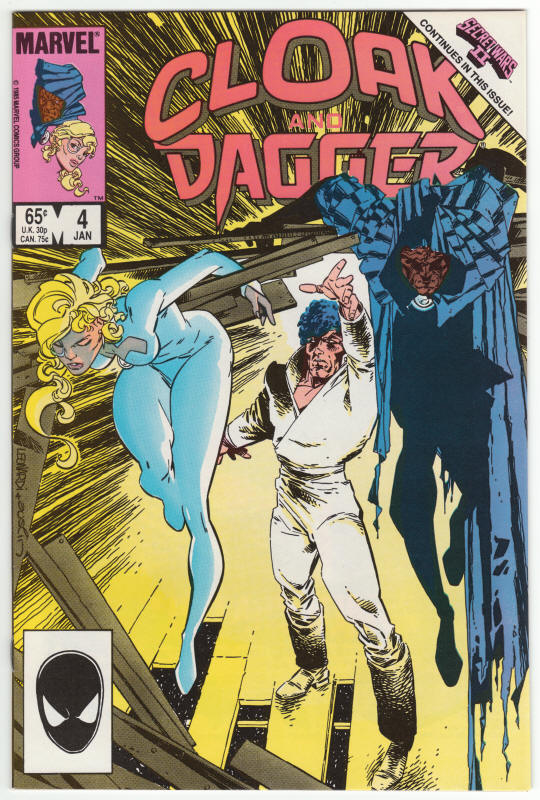 Cloak And Dagger #4 front cover